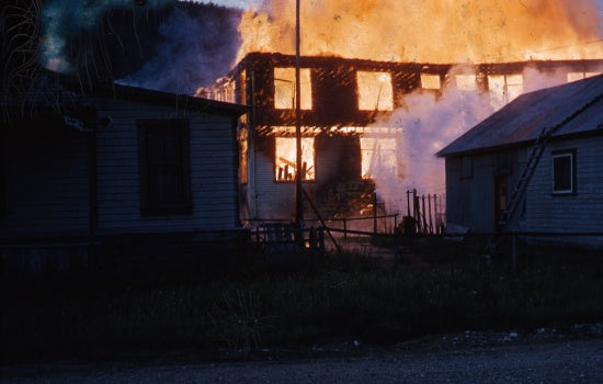 Dawson Public School Fire, June 1957.