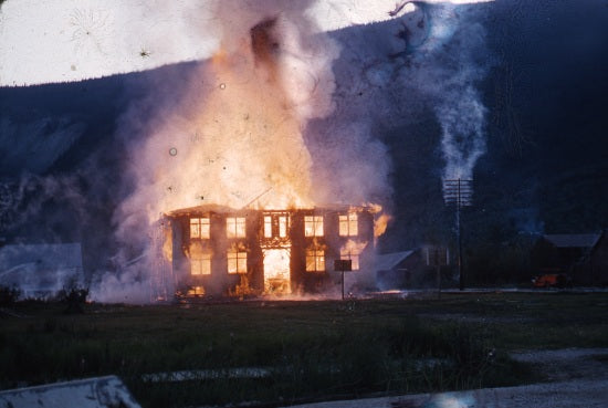 Dawson Public School Fire, June 1957.
