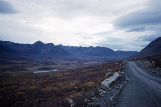 Aklavik Road, Headwaters of the Blackstone River, September 1961.