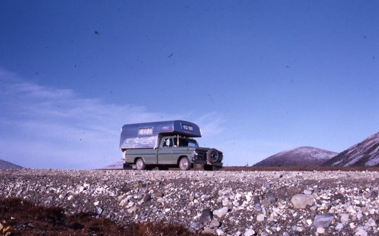 Travelling the Dempster Highway,  September 1971.