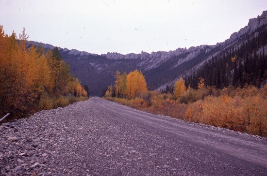 Dempster Highway,  September 6, 1975.