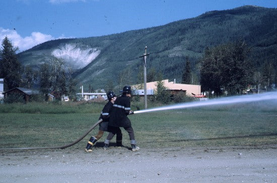 Dawson Volunteer Firefighters, Discovery Day, August 17, 1972.