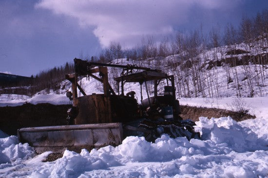 Old Bulldozer, Bonanza Creek, April 1967..