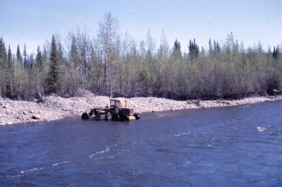 North Fork, Klondike River, May 1963.