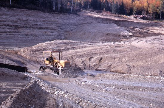 Sailer Mining Operation, Dominion Creek, cOctober, 1969.