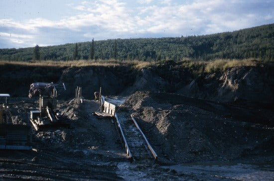 Mining Operation, Dominion Creek, August 1964.