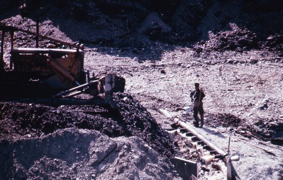 Mining on Eldorado Creek, 1968.