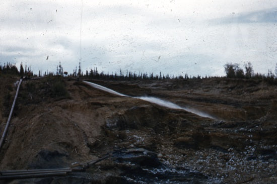 Mining on Paradise Hill, September 1955.